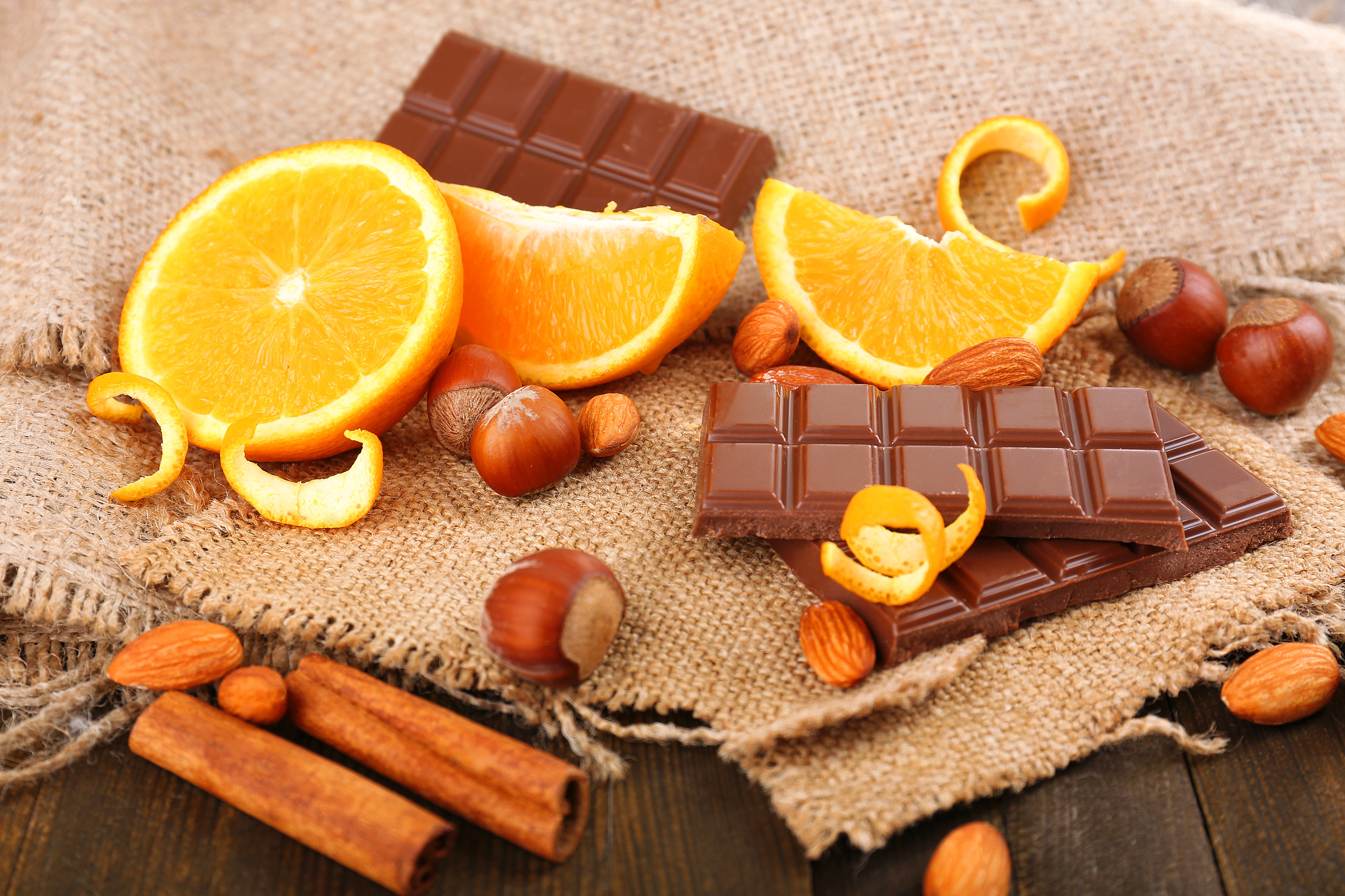 Chocolats et oranges